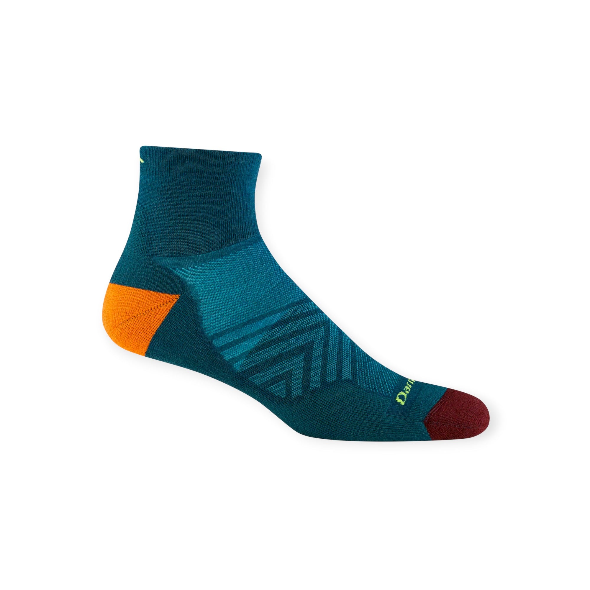 Darn Tough Men's Quarter Ultra Lightweight with Cushion Running Socks
