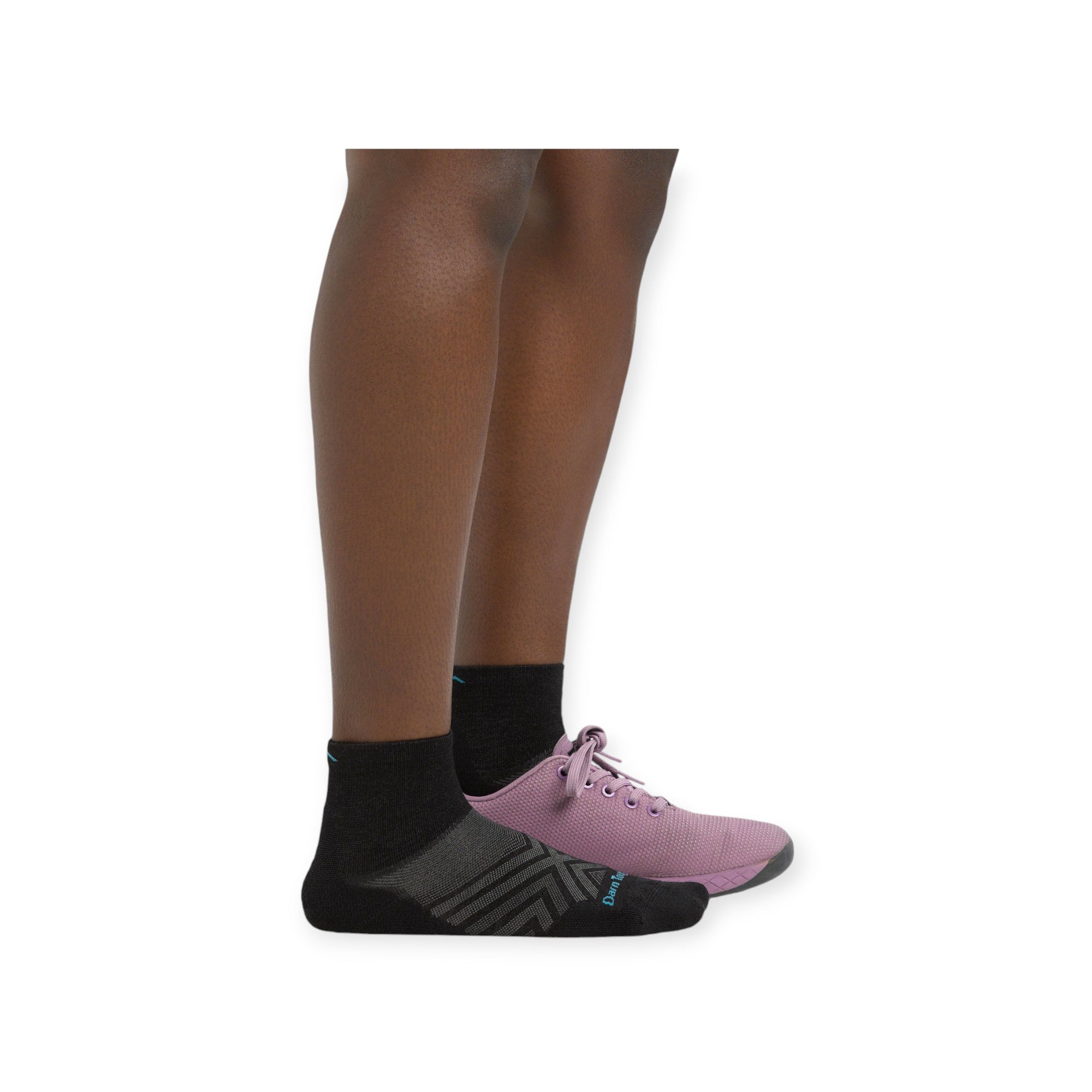 Darn Tough Women's Quarter Ultra Lightweight No Cushion Running Socks - FERAL