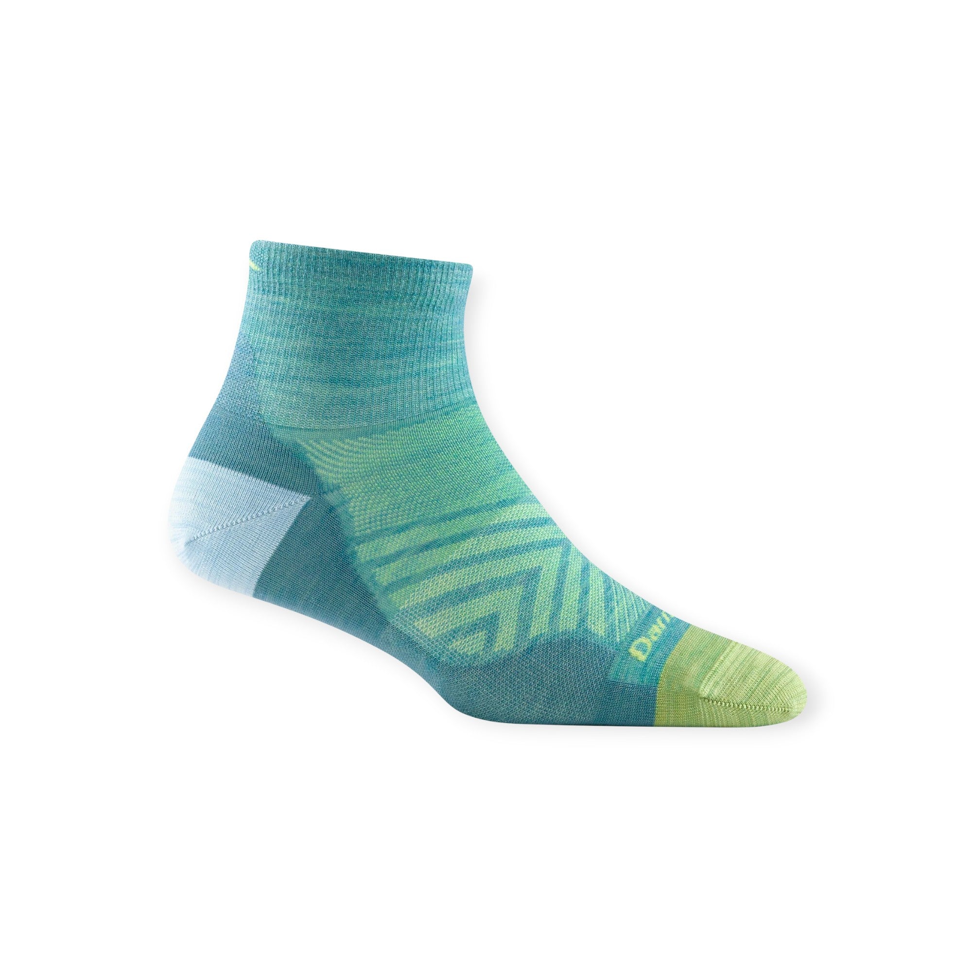 Darn Tough Women's Quarter Ultra Lightweight No Cushion Running Socks - FERAL