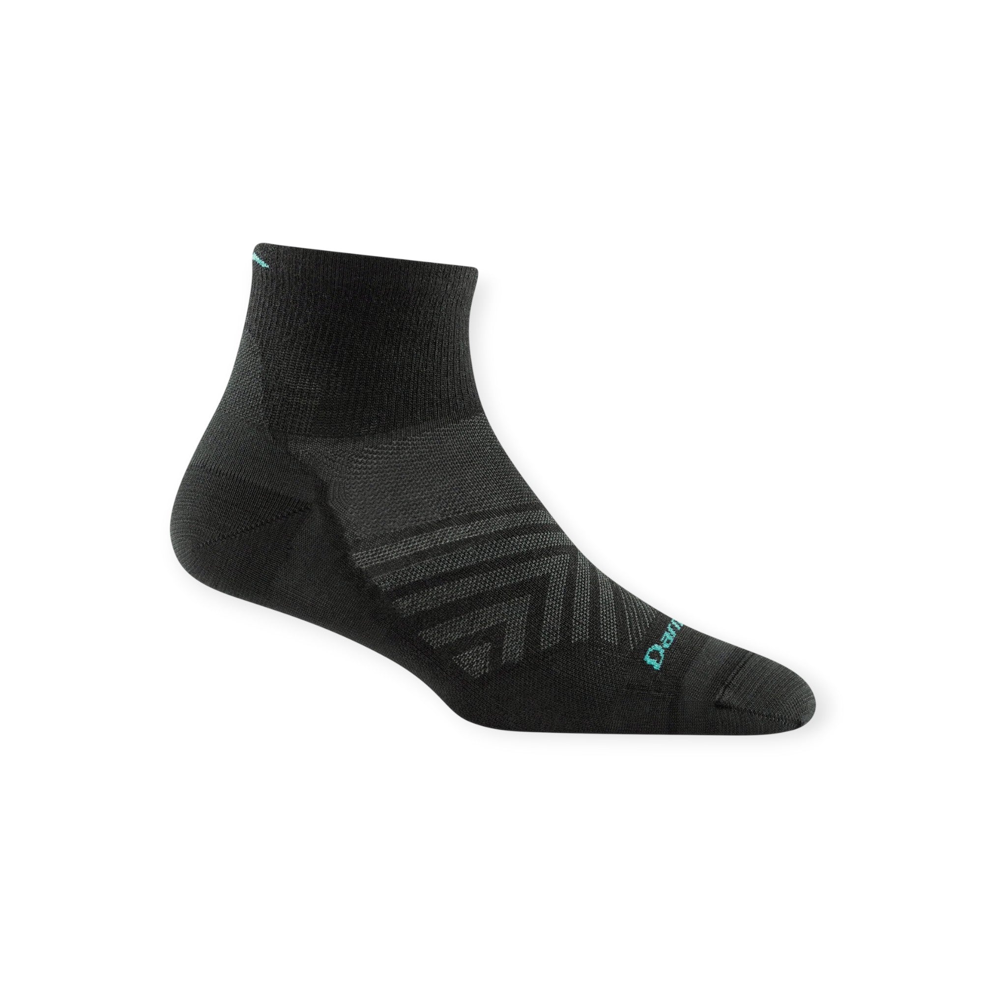 Darn Tough Women's Quarter Ultra Lightweight No Cushion Running Socks - FERAL