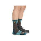 Darn Tough Women's Bear Town Micro Crew Lightweight with Cushion Socks - FERAL