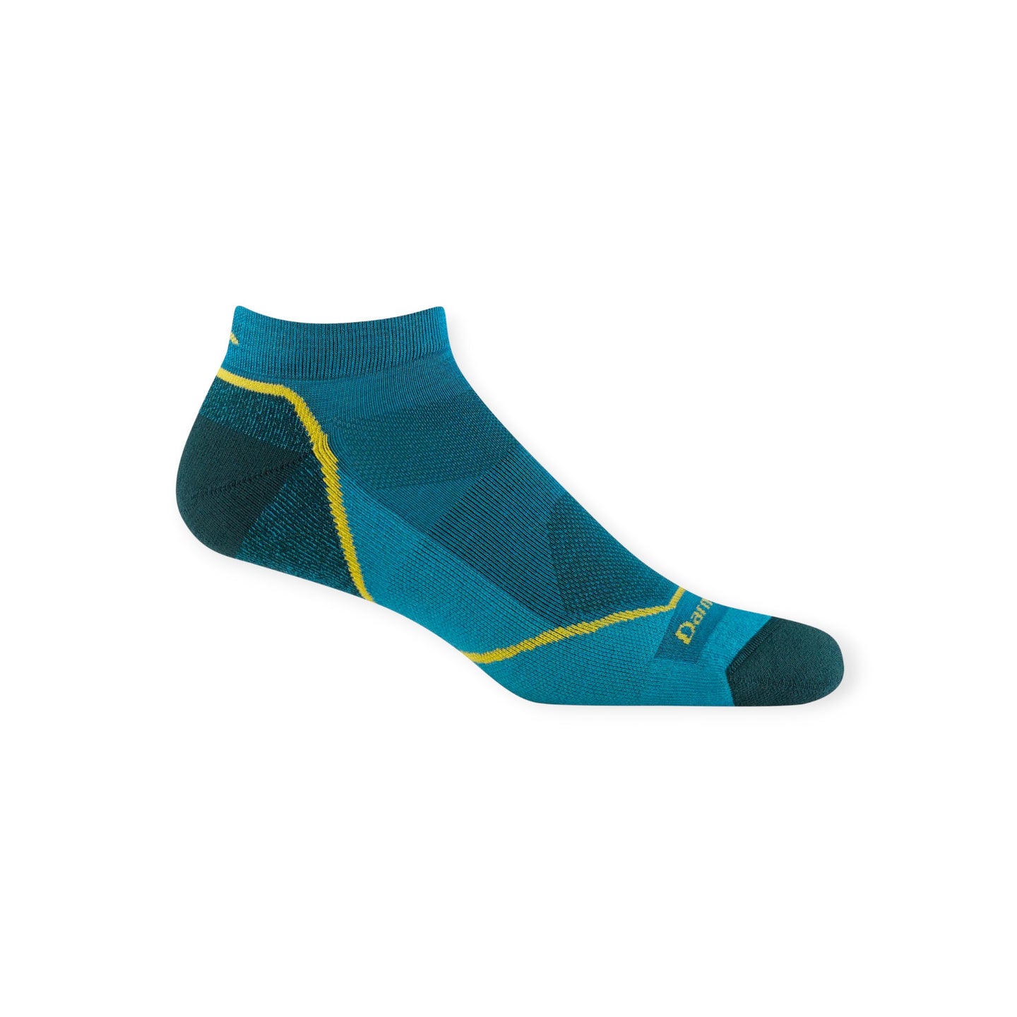 Darn Tough Men's Light Hiker No Show Lightweight with Cushion Socks - FERAL