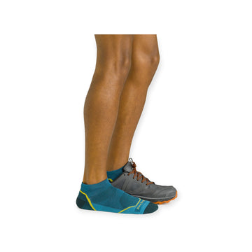 Darn Tough Men's Light Hiker No Show Lightweight with Cushion Socks - FERAL