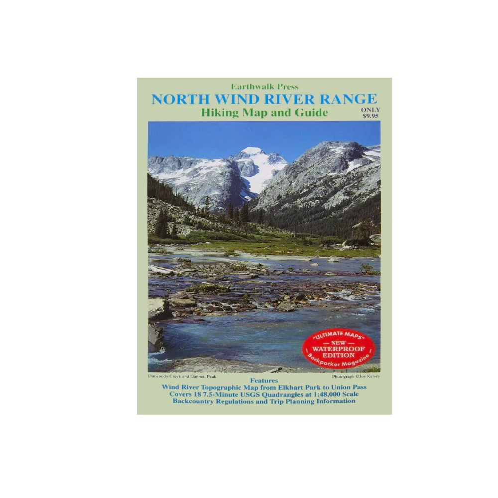 Earthwalk Press North Wind River Range Map & Guide