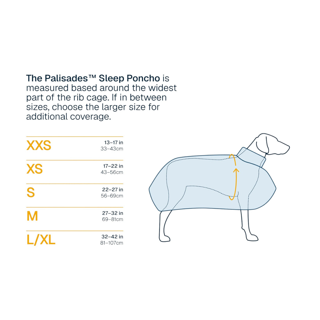 Ruffwear Dog Palisades Sleep Poncho - FERAL