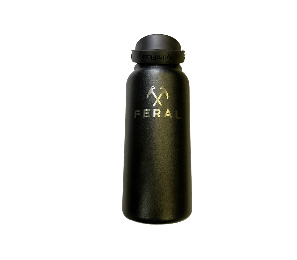 FERAL Hydro Flask 32 oz. Wide Mouth Insulated Water Bottle - FERAL