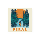 FERAL Vintage Canoe Poster Magnet - FERAL