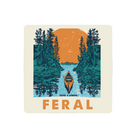 FERAL Vintage Canoe Poster Magnet - FERAL