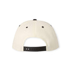 FERAL Ice Axe Flat Bill Snapback Hat Natural | Black