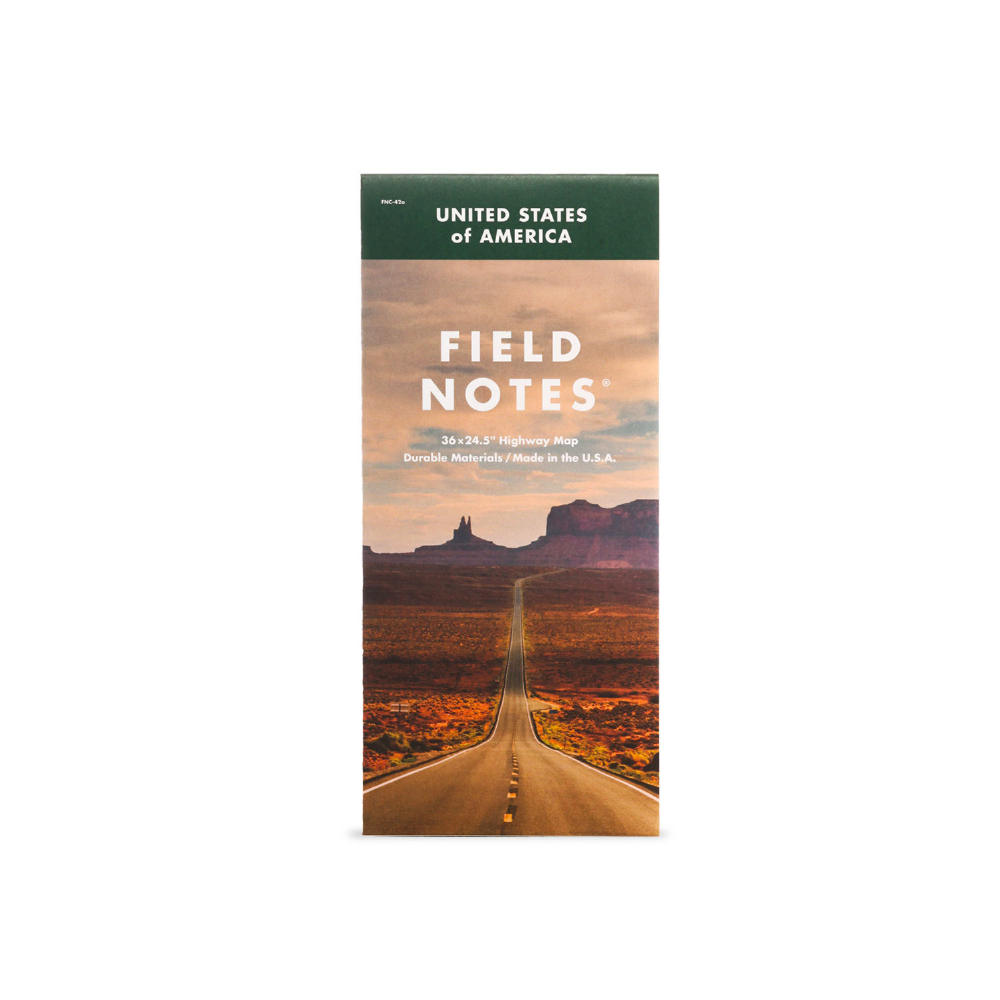 Field Notes National Highway Map