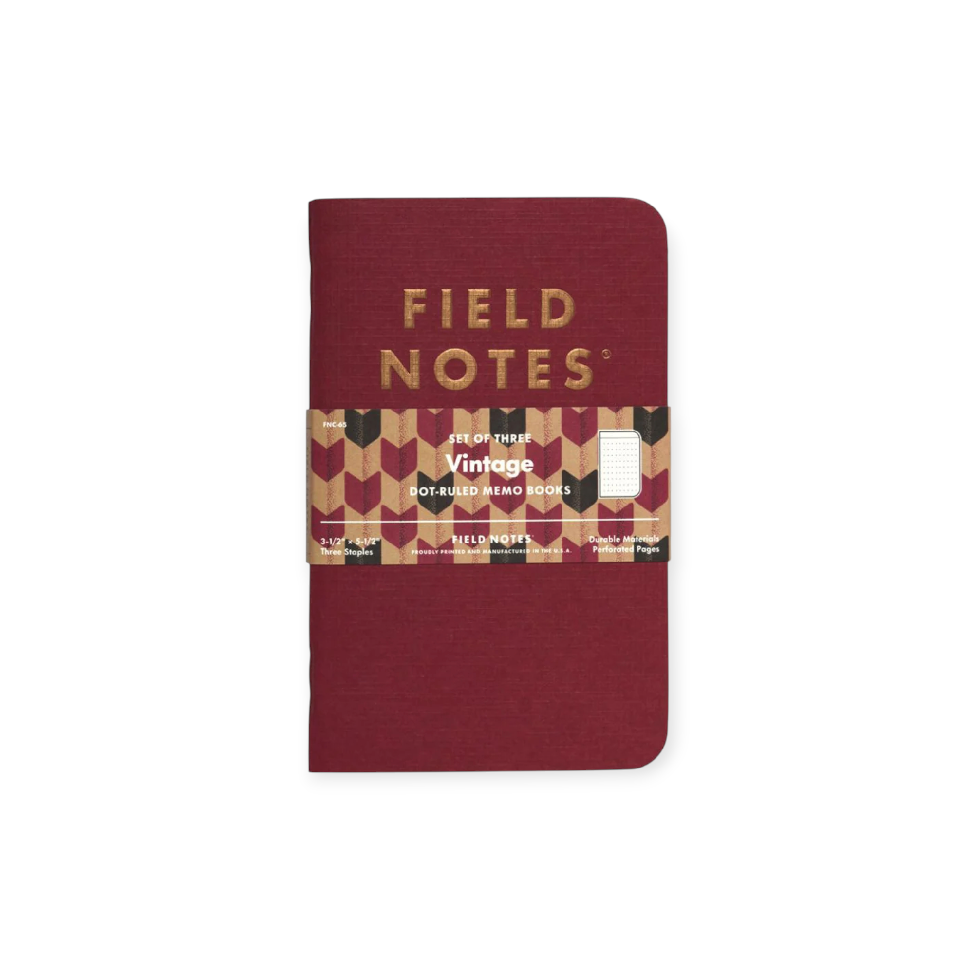 Field Notes Vintage Memo Book 3-Pack - FERAL