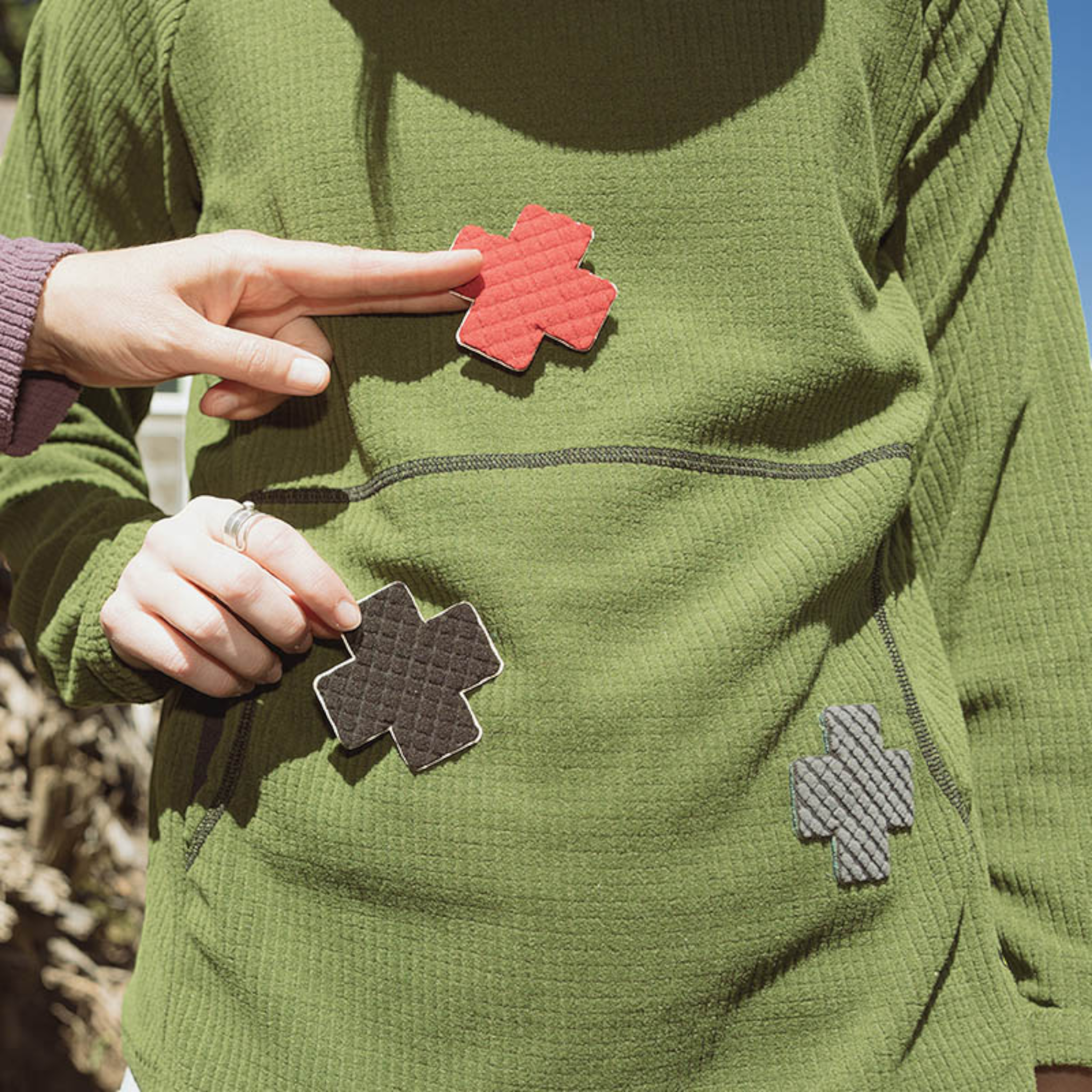 NoSo Polartec Powergrid Fleece Patch - FERAL