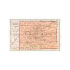 Found Image Map Of Colorado CO-247 Postcard