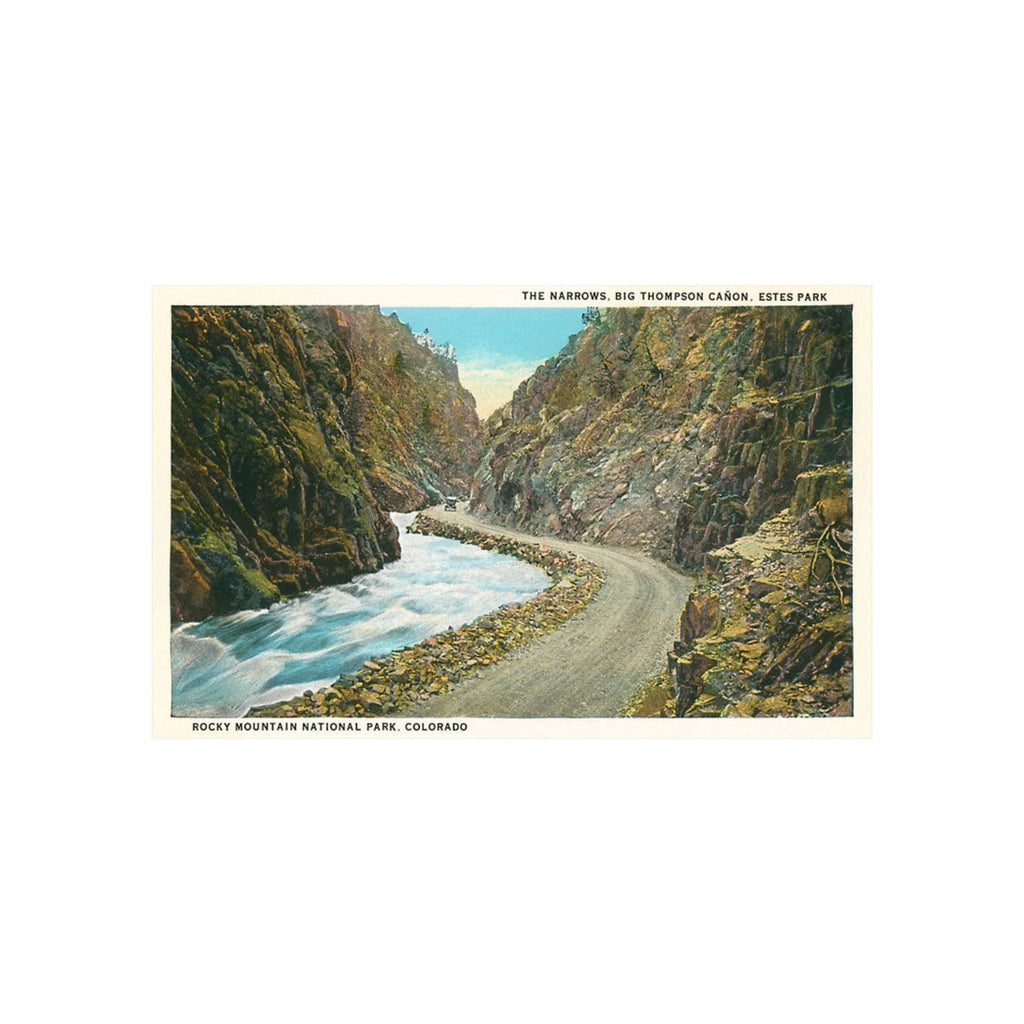 Found Image Rocky Mountain National Park CO-294 Postcard