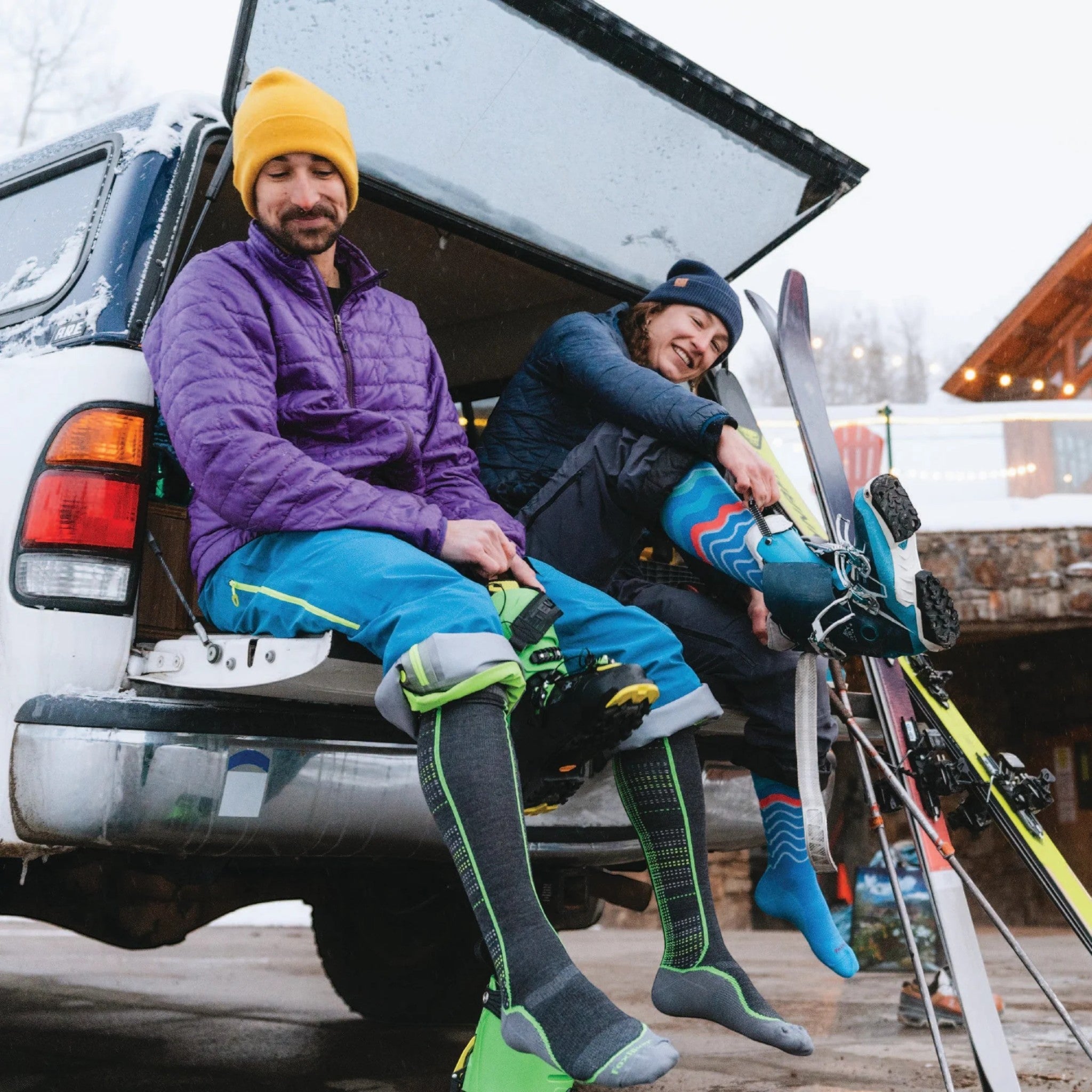 Fox River Ski/Snow Table Top Ultra-Lightweight Over-the-Calf Socks - FERAL