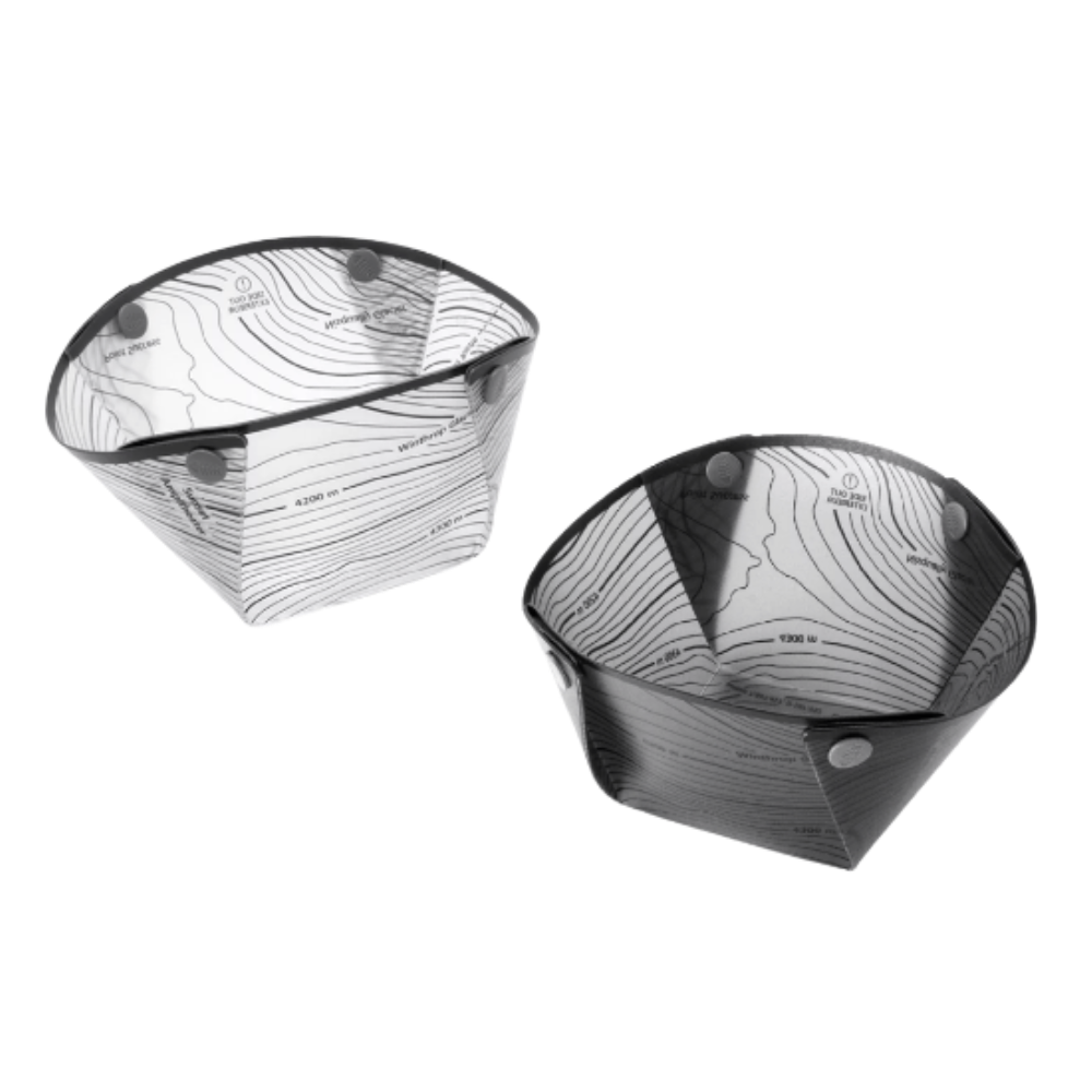 Fozzils Bowls 2 Pack Grey | White