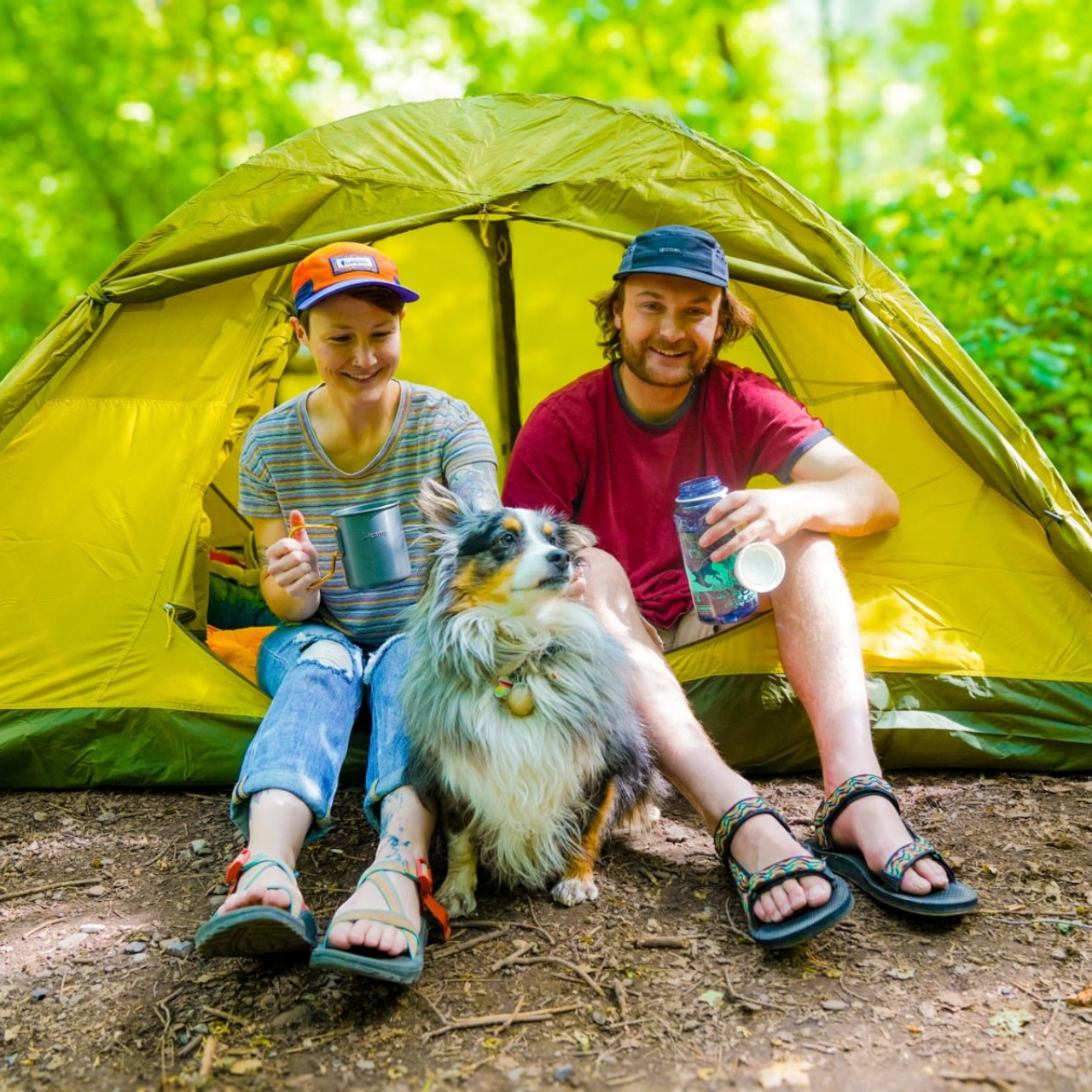 Peregrine Gannet 4 Person Tent w' Gear Loft Theater System - Includes Footprint - FERAL