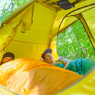 Peregrine Gannet 4 Person Tent w' Gear Loft Theater System - Includes Footprint - FERAL