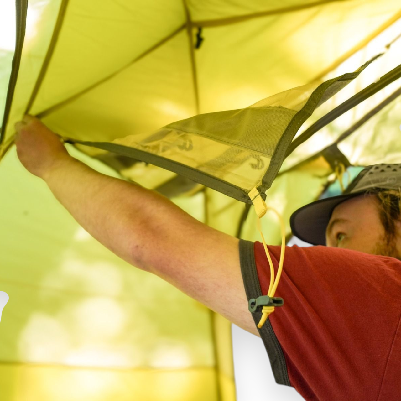 Peregrine Gannet 4 Person Tent w' Gear Loft Theater System - Includes Footprint - FERAL