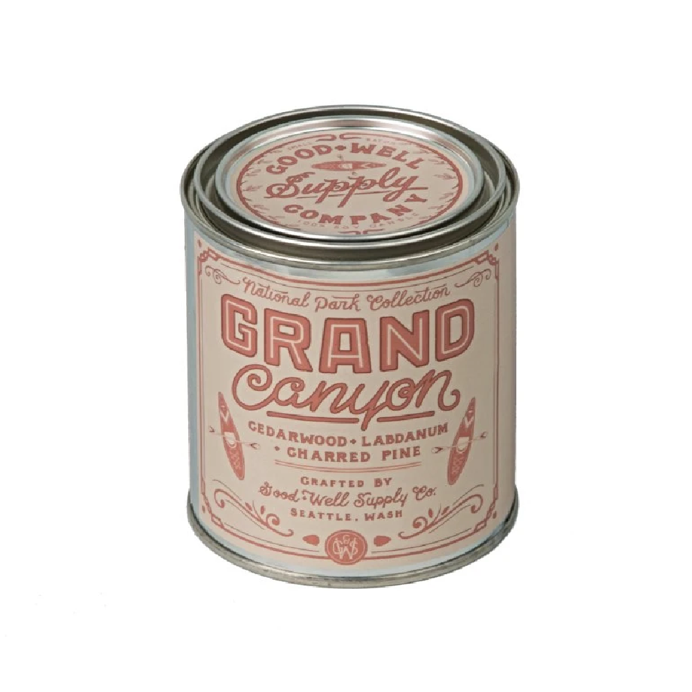 Good & Well Supply Co. Grand Canyon National Park Candle - 1/2 Pint