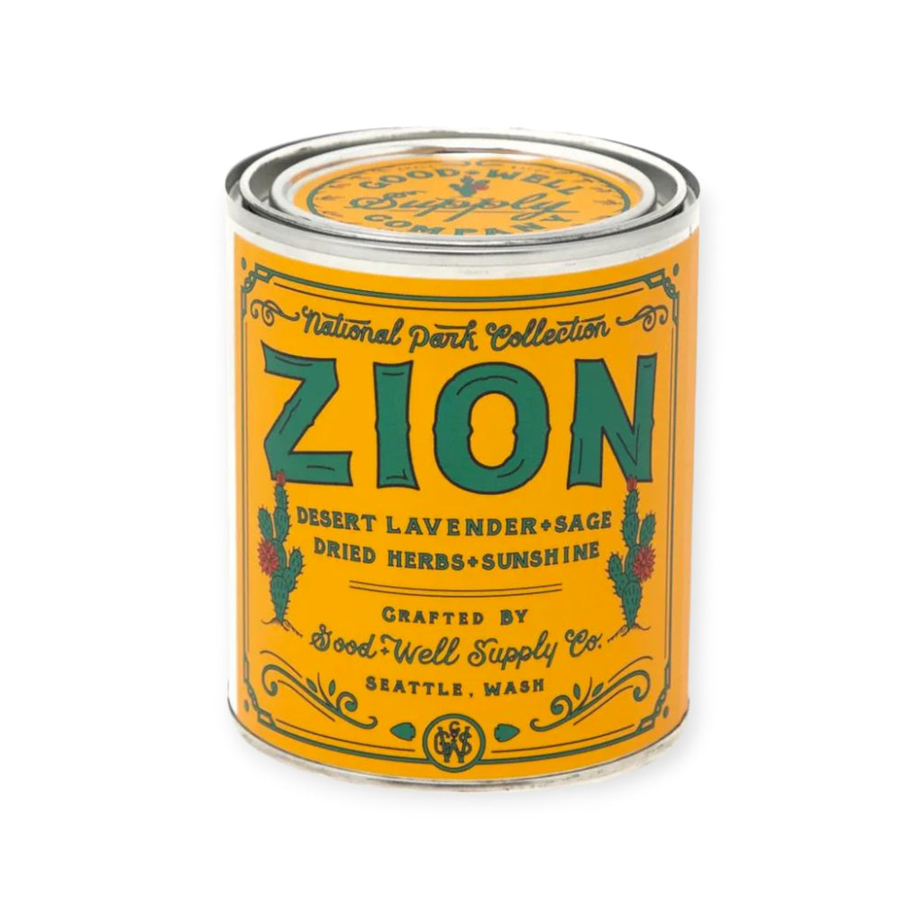 Good & Well Supply Co. Zion National Park Candle - 1/2 Pint