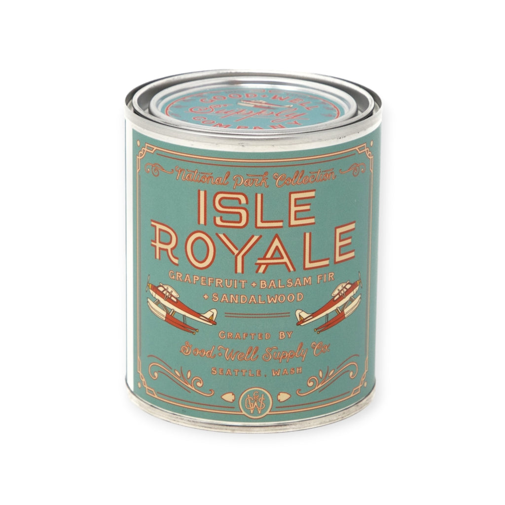 Good & Well Supply Co. Isle Royale National Park Candle - 1/2 Pint