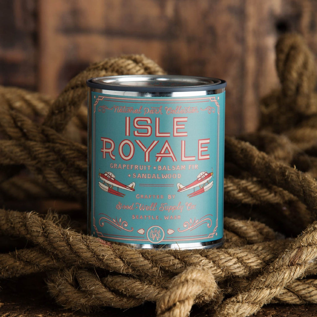 Good & Well Supply Co. Isle Royale National Park Candle - 1/2 Pint