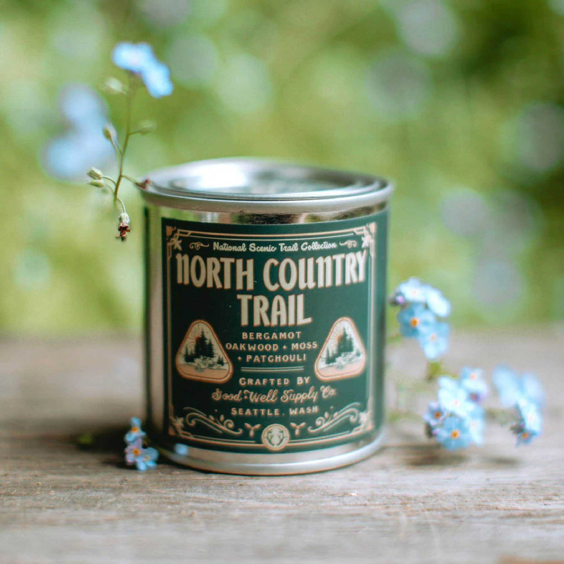 Good & Well Supply Co. North Country National Scenic Trails Candle - 1/2 Pint