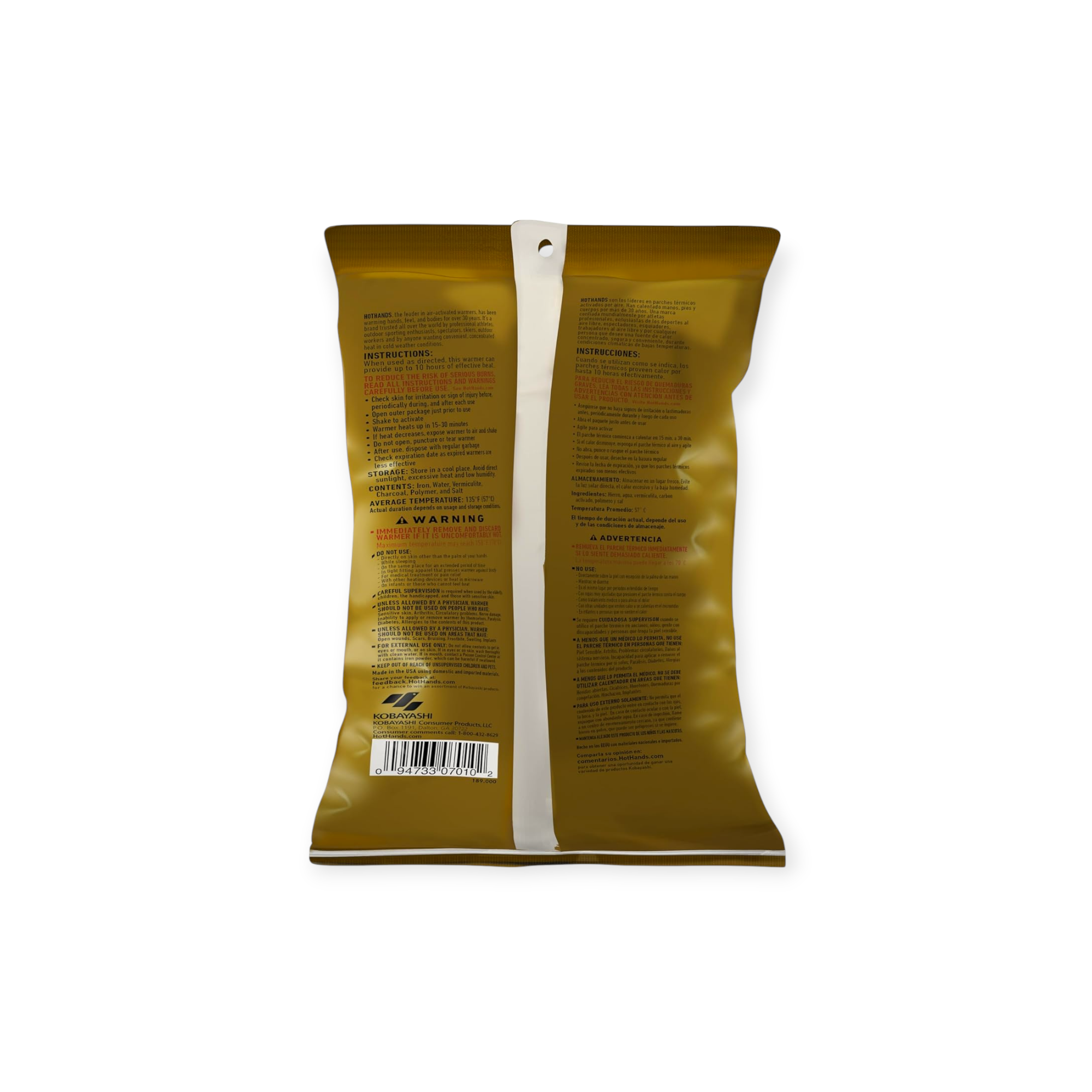 HotHands 2 Hand Warmers 10 Hours - 10 Pairs