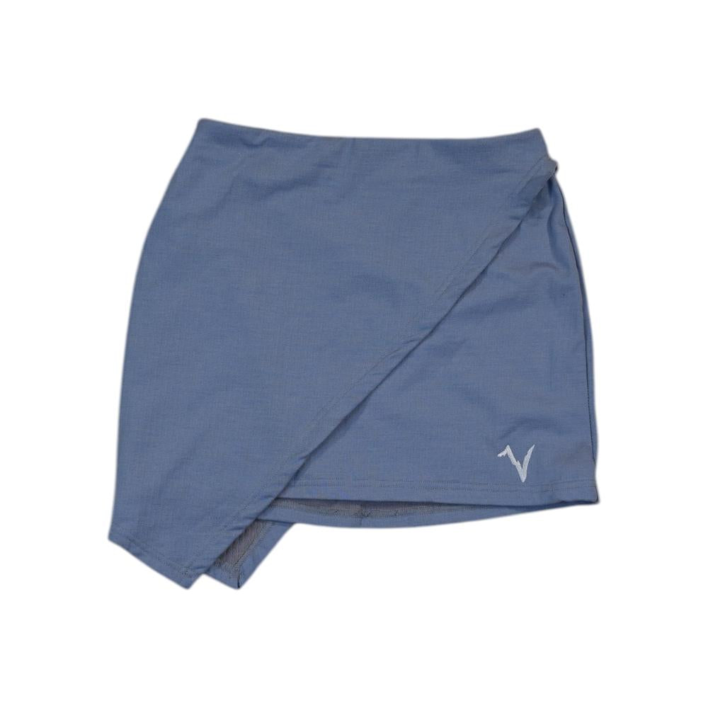 Voormi Women's Wool Solstice Skirt Blue S Used - FERAL