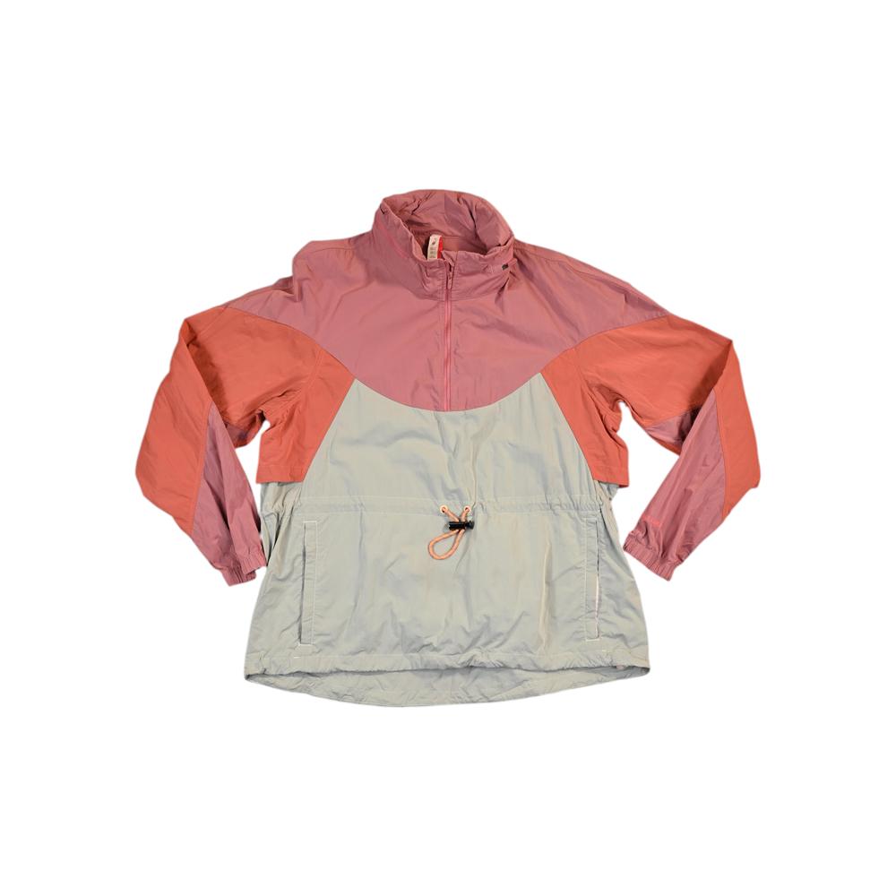 Lululemon Women's Evergreen Anorak Windbreaker Jacket Pink/Tan XL 12 Used - FERAL
