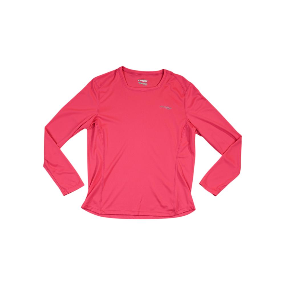 Saucony Women's Active Long Sleeve Shirt Pink L Used - FERAL