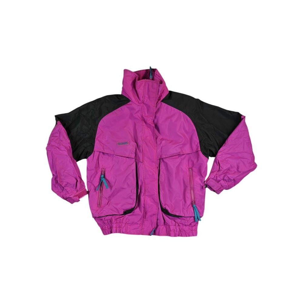 Columbia Women's Vintage Powder Keg Ski Shell Jacket Purple/Teal M Used - FERAL