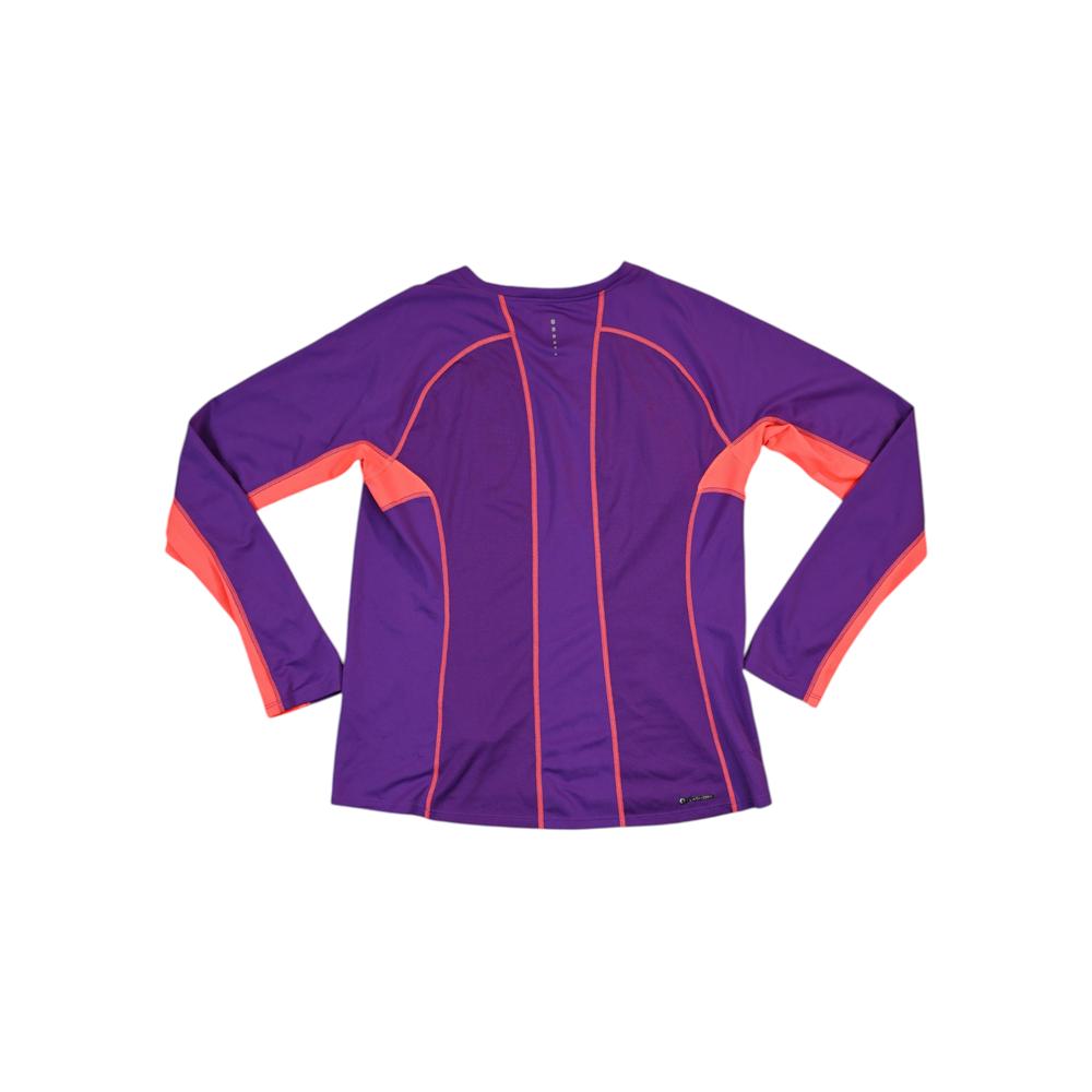 North Face Women's Long Sleeve Baselayer Shirt Purple/Orange M Used - FERAL