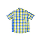 Eddie Bauer Men's First Ascent Button Up Shirt Yellow/Blue L Used - FERAL