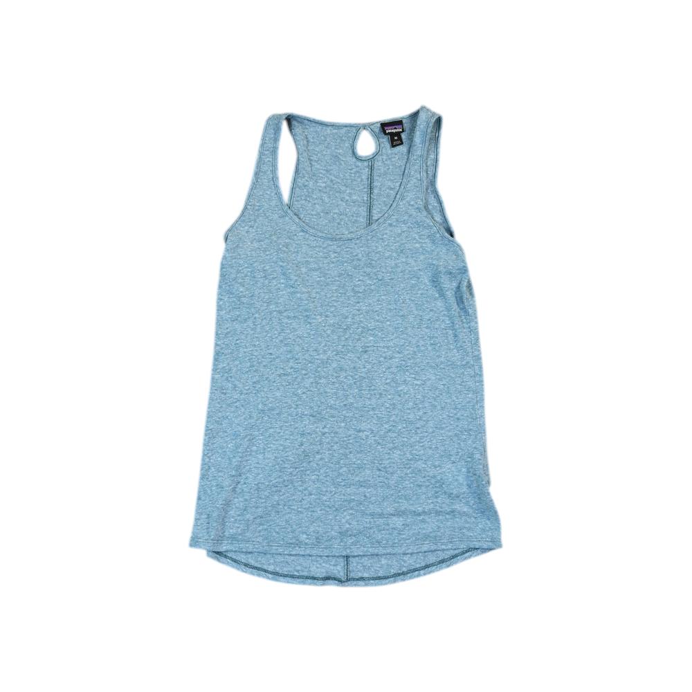 Patagonia Women's Cotton Tank Top Shirt Blue XS Used - FERAL
