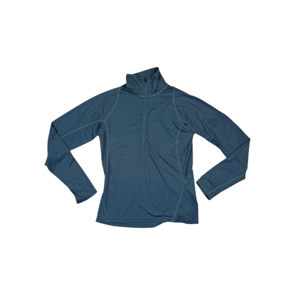 Columbia Women's 1/4 Zip Baselayer Shirt Blue XS Used - FERAL