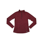 Rei Women's Synthetic 1/4 Zip Baselayer Shirt Red M Used - FERAL