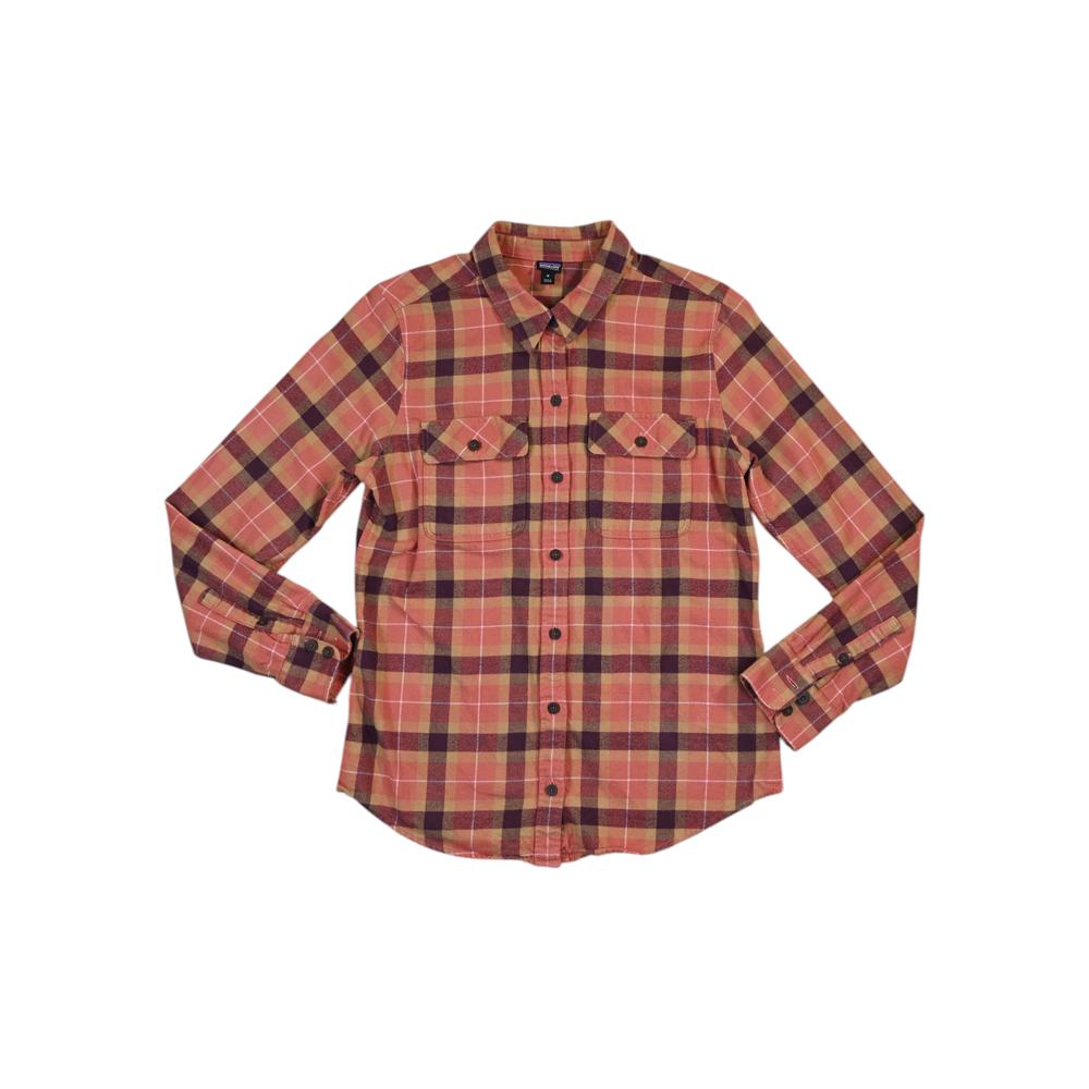 Patagonia Women's Fjord Flannel Long Sleeve Shirt Pink M Used - FERAL