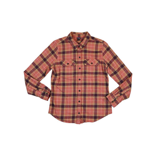 Patagonia Women's Fjord Flannel Long Sleeve Shirt Pink M Used - FERAL