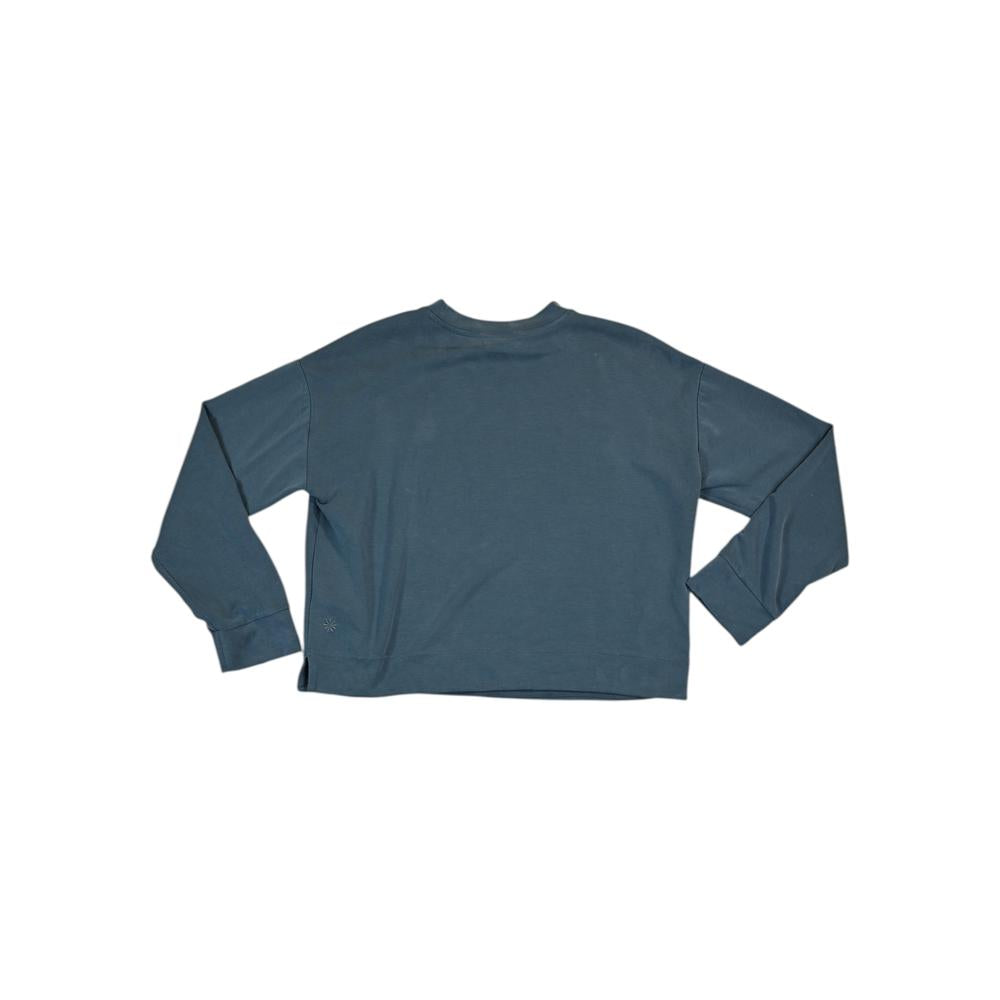 Athleta Women's Oversized Crewneck Long Sleeve Shirt Green L Used - FERAL