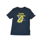 Topo Designs Men's Raft Tee Shirt Navy S Used - FERAL