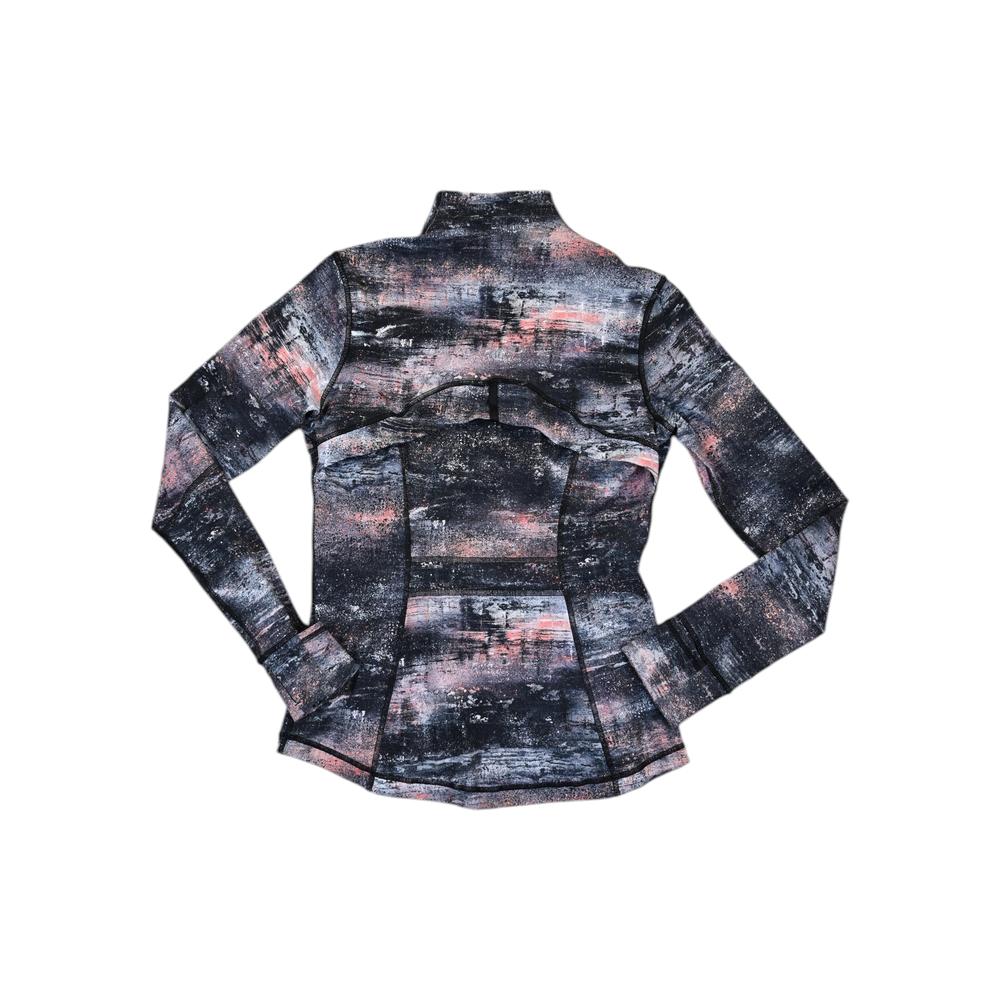 Lululemon Women's Define Jacket Azurite Poppy Coral Multi L Used - FERAL