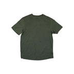 Green short-sleeve t-shirt by Patagonia with a crew neck and straight hem.