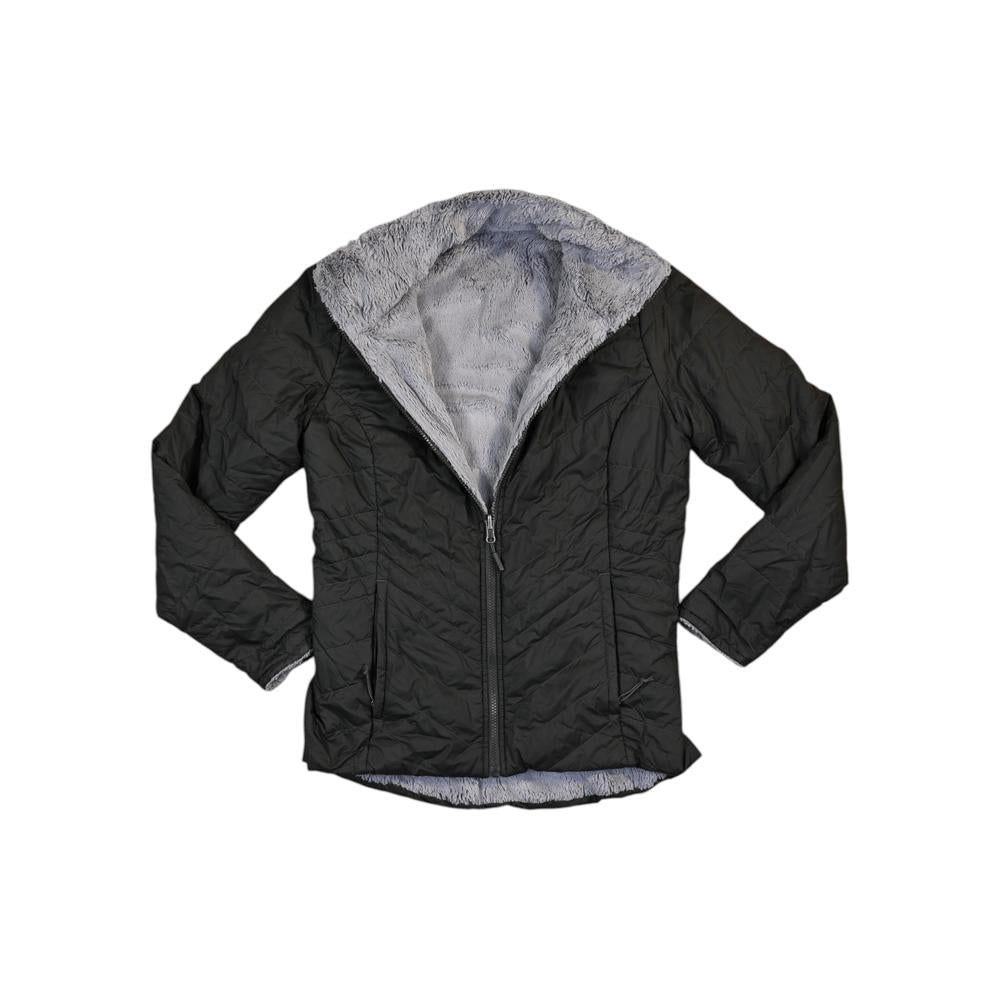 North Face Women's Reversible Fleece-Lined Insulated Jacket Black/Grey M Used - FERAL