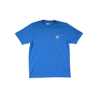 Carhartt Men's Pocket Short Sleeve Shirt Blue M Used - FERAL