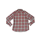 Burton Men's Flannel Long Sleeve Shirt Red/Tan L Used - FERAL