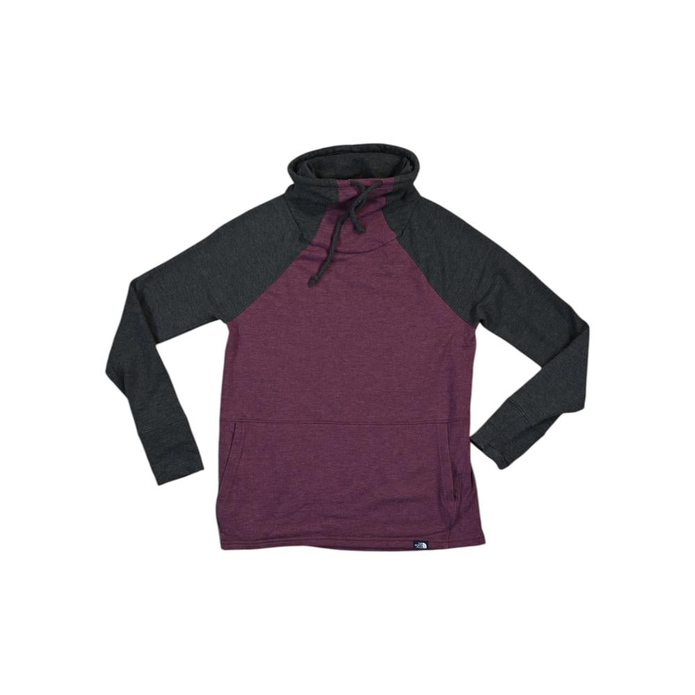 North Face Women's Cowl Neck Hoodie Purple XS Used - FERAL