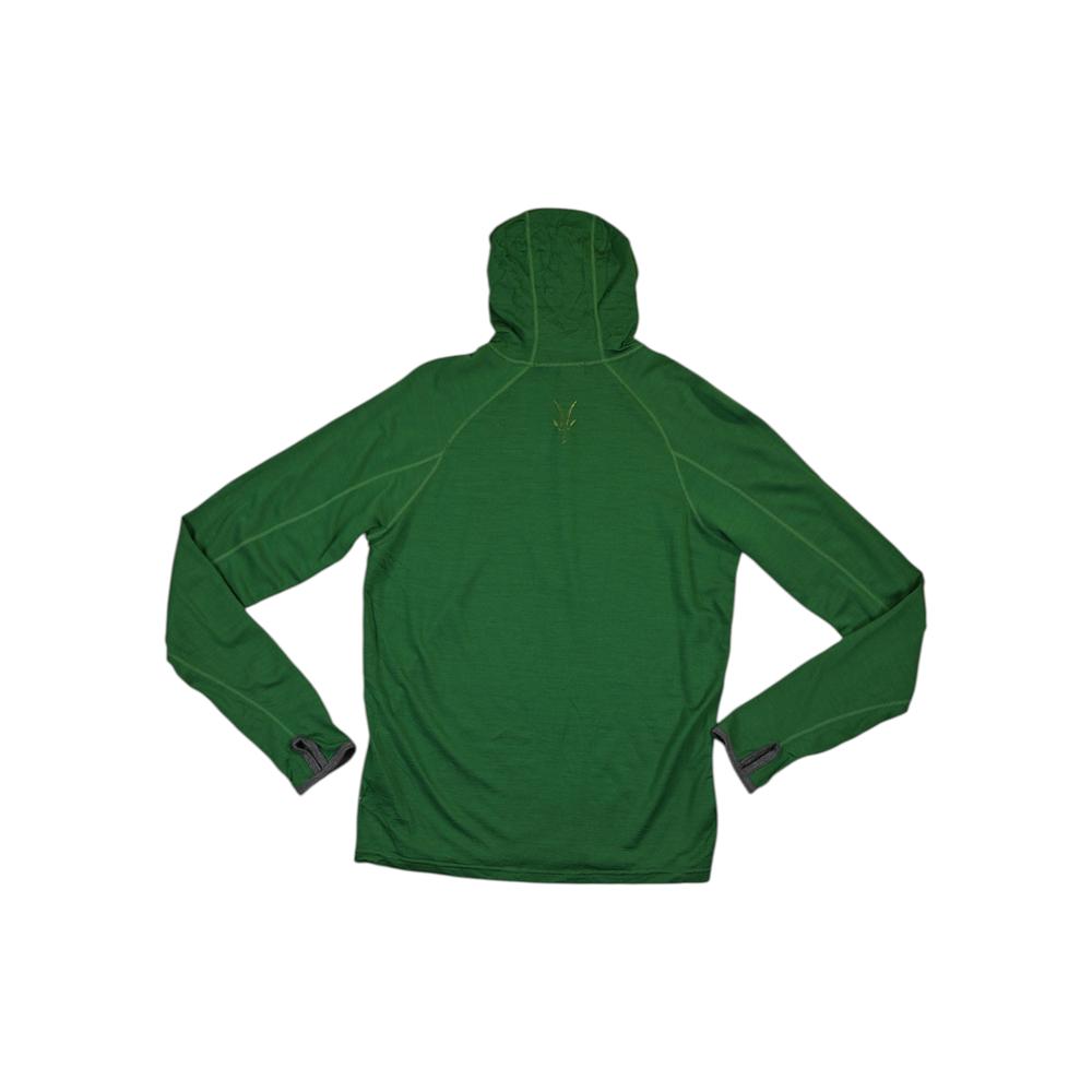 Ibex Women's 100% Zcue Merino Wool Hooded Baselayer Shirt Green M Used - FERAL