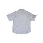 Columbia Men's Tamiami PFG Short Sleeve Shirt Grey L Used - FERAL